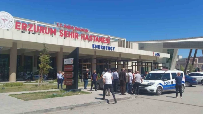 Erzurum şehir hastanesinde büyük kavga