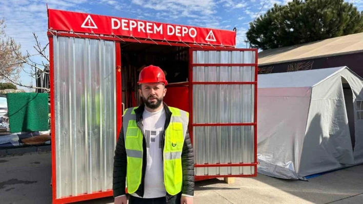 Genç girişimcinin ürettiği 'Deprem Depo' projesi büyük ilgi görüyor