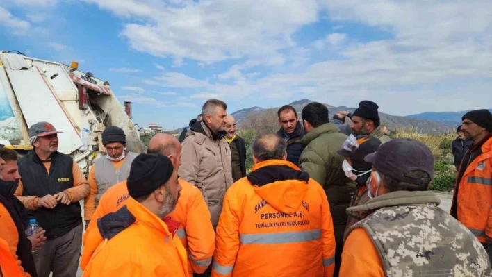Gölcük Belediyesi Hatay'da yaraları sarıyor