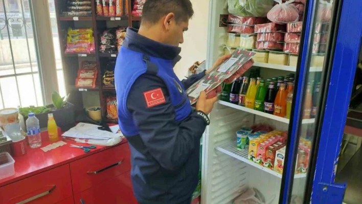 Gürsu zabıtası okul kantinlerinde