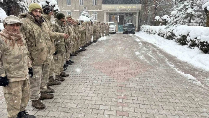 Güvenlik korucuları deprem bölgesine sevk edildi