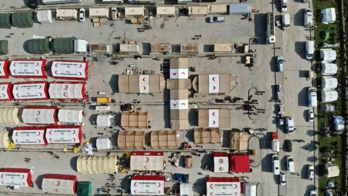 Hatay'da tam donanımlı hastaneleri aratmayan Ağır İklim Sahra Hastanesi kuruluyor