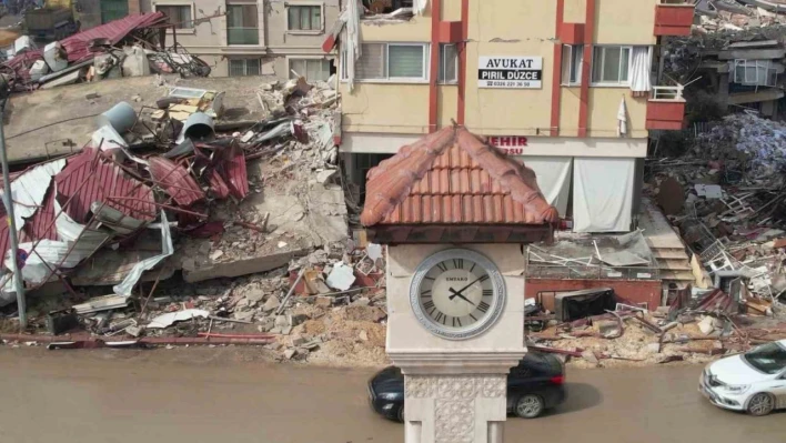 Hatay'da zamanı durduran deprem