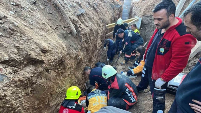 Havaalanı inşaatında göçük, 2 işçi hayatını kaybetti