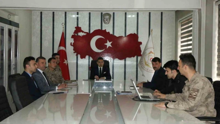 Hizan'da 'Seçim Güvenliği Toplantısı' yapıldı