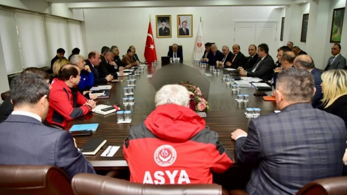 İl afet ve acil durum koordinasyon kurulu toplandı