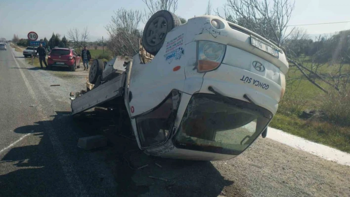 İncirliova'da trafik kazası: 1 yaralı