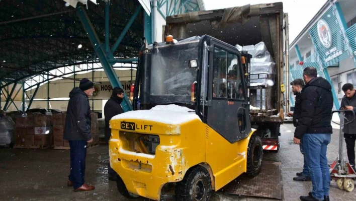 İnönü'den afet bölgesine yardım devam ediyor