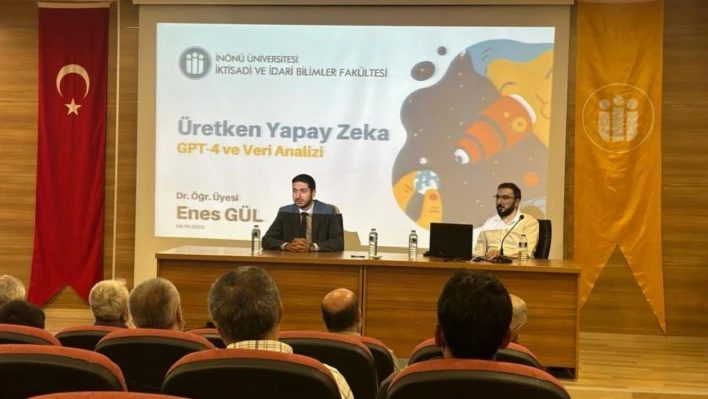 İnönü Üniversitesi'nde 'Üretken Yapay Zeka Uygulamaları' söyleşisi