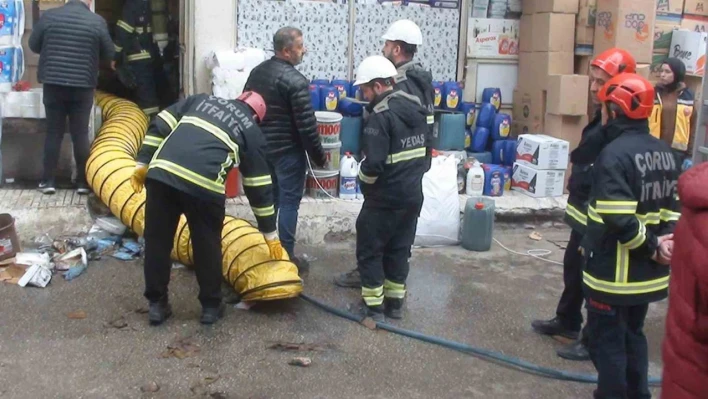 İş yerindeki yangın, maddi hasara neden oldu