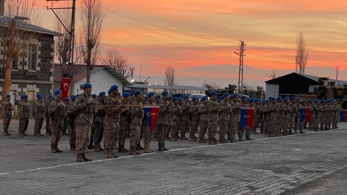 Kağızman'da komandolar El-Bab'a dualarla uğurlandı