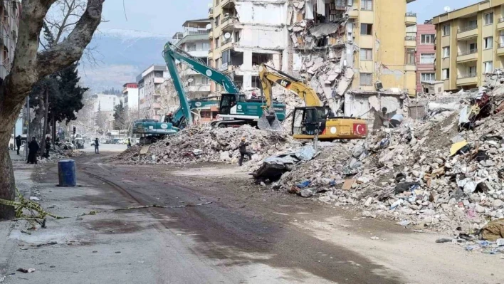 Kahramanmaraş'ta depremin verdiği yıkım böyle görüntülendi