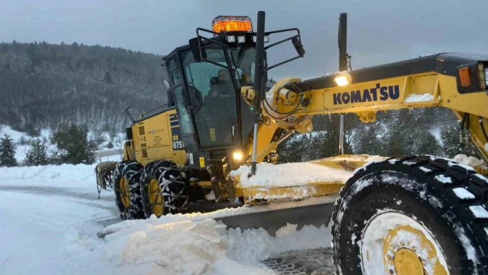 Karabük'te 21 köy yolu ulaşıma kapalı