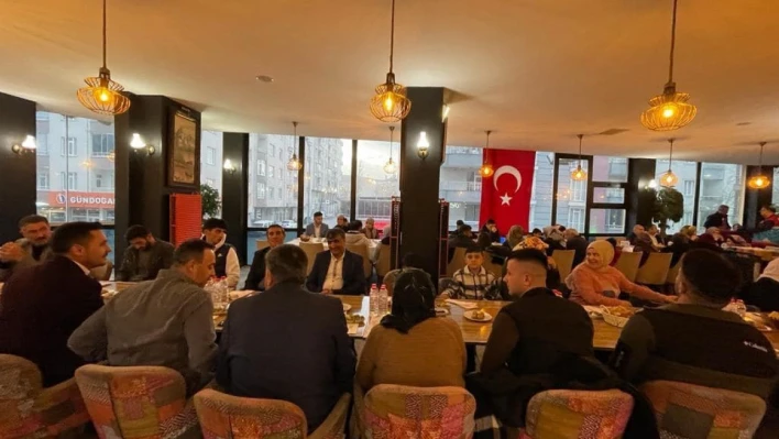 Kaymakam Daştan şehit ve gazi aileleriyle iftarda buluştu