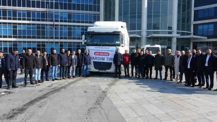 Kayseri Adliyesi'nden depremzedelere yardım eli