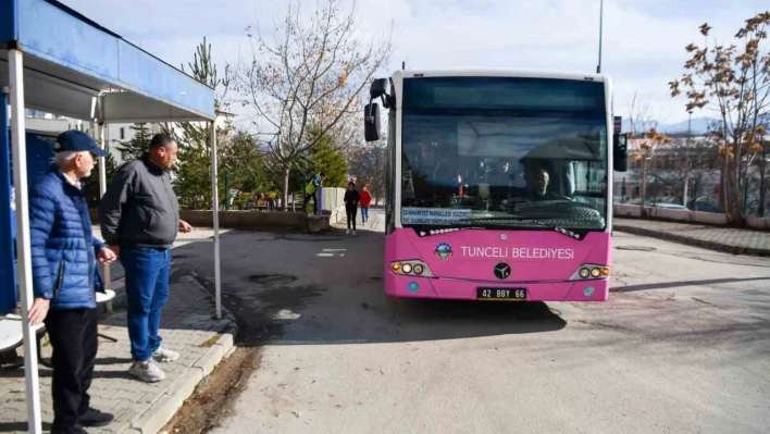 Konya'dan Tunceli'ye 2 otobüs