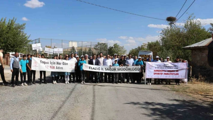 Kovancılar'da dünya yürüyüş günü etkinliği