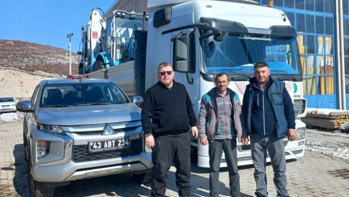 Kütahya OBM'den deprem bölgesine ilave iş makinesi sevkiyatı