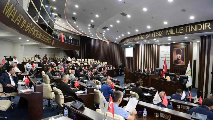Malatya Büyükşehir Meclisi'nden Filistin'e destek