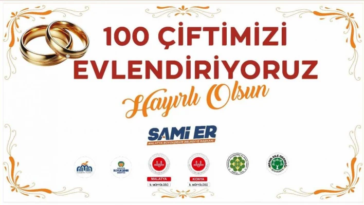 Malatya'da 100 çiftin nikahı Diyanet İşleri Başkanı ile kıyılacak