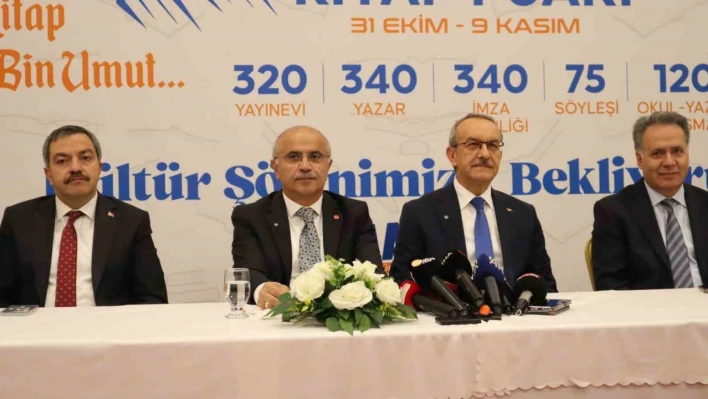 Malatya'da 11. Kitap Fuarı için geri sayım başladı