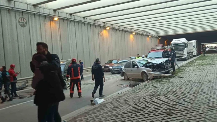 Malatya'da 4 araç birbirine girdi: 7 yaralı