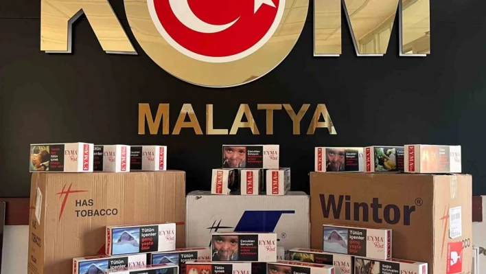 Malatya'da 74 bin 400 adet kaçak makaron yakalandı