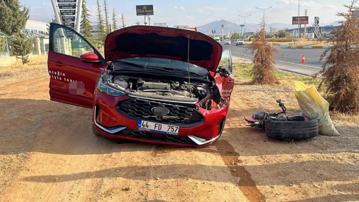 Malatya'da iki otomobil çarpıştı: 2 yaralı