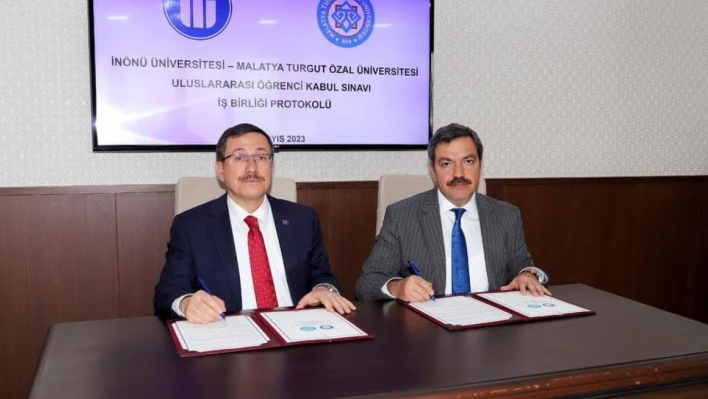 Malatya'da iki üniversiteden yurtdışı öğrenci kabulü için protokol