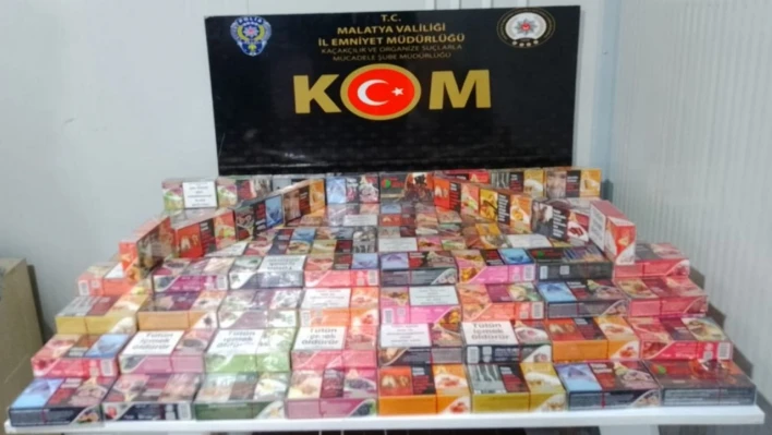 Malatya'da kaçak 30 kilo tütün ele geçirildi