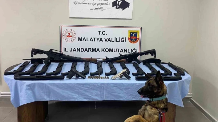 Malatya'da kaçak silah operasyonu: 3 gözaltı