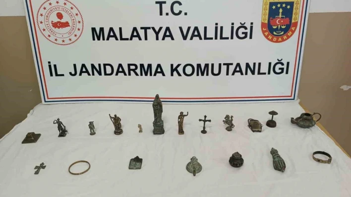 Malatya'da tarihi eser operasyonu: 1 gözaltı