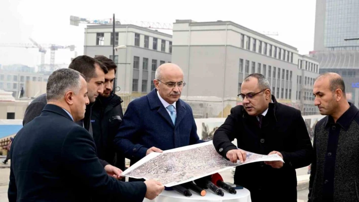 Malatya'da temel kazılarında çıkan yer altı suları tarımda kullanılacak