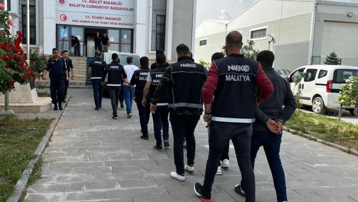 Malatya'da torbacı operasyonu: 17 tutuklama