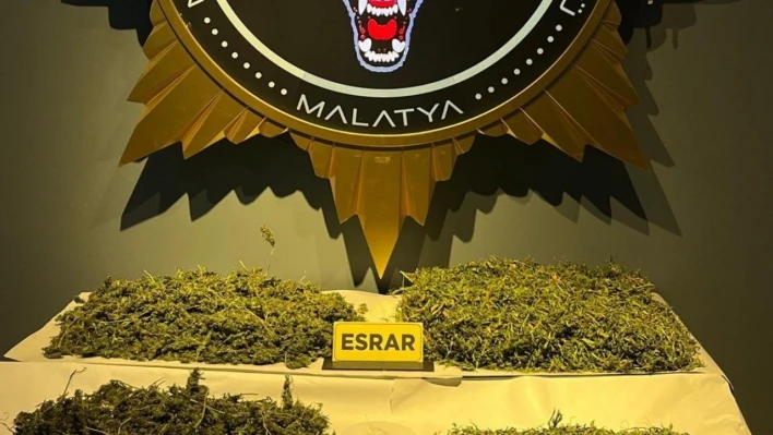 Malatya'da uyuşturucu operasyonu: 1 gözaltı