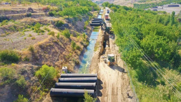 Malatya İçmesuyu isale hattında çalışmalar devam ediyor