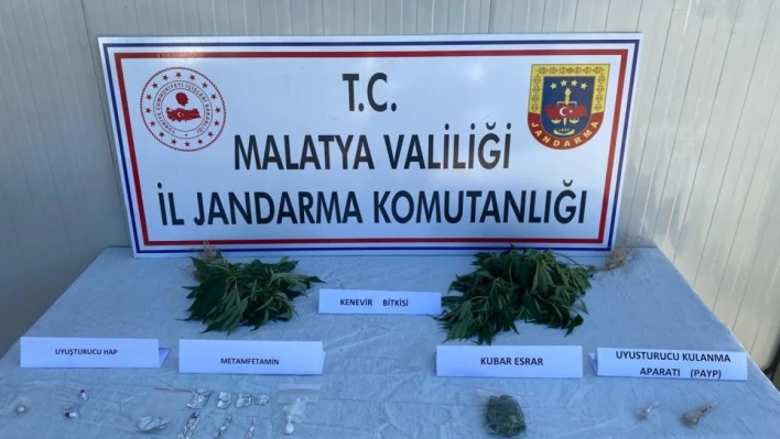 Malatya jandarmasından uyuşturucu ve kaçakçılığa geçit yok