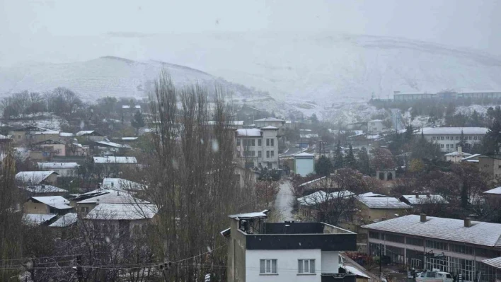 Malatya'nın Darende ilçesi beyaza büründü