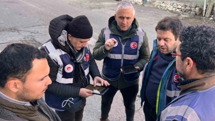 Marmaris teknik ekibi deprem bölgesinde