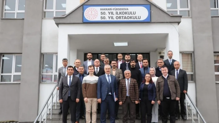 MEB Daire Başkanı Derekaya'dan TIMSS'de Hakkari'yi temsil edecek okula ziyaret