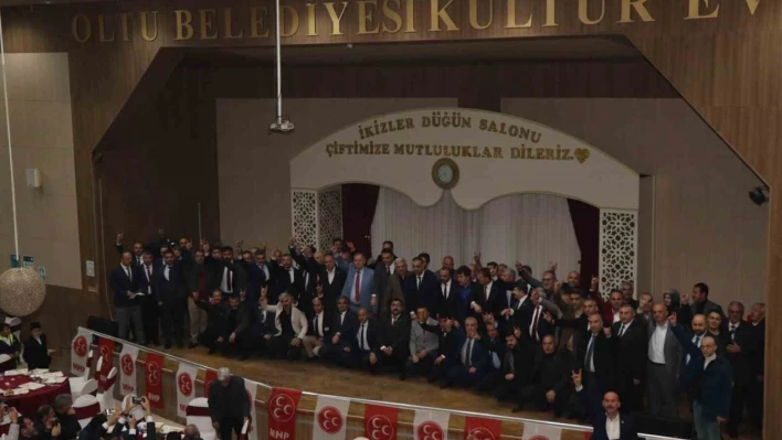 MHP Oltu Teşkilatı 'Cumhur İftar Yemeği' verdi