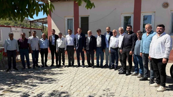 Milletvekili Tüfenkci, Doğanşehir'de muhtarlarla bir araya geldi