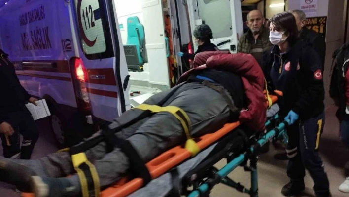 Motosikletli iki çocuk kazada ölümden döndü