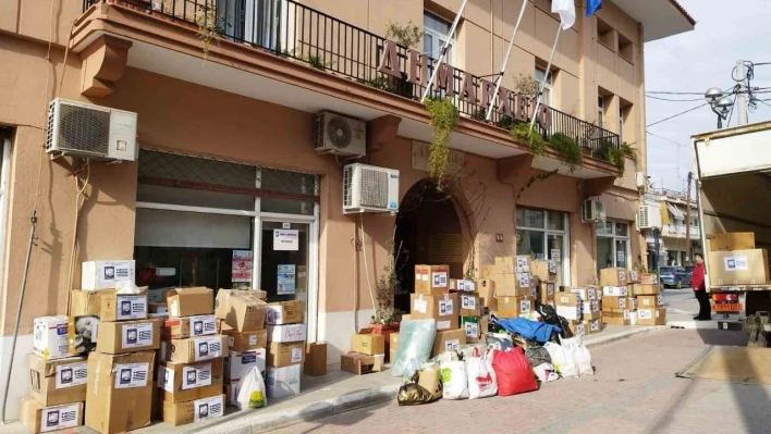 Mudanya'nın Yunanistan'daki kardeş şehrinden deprem bölgesine yardım