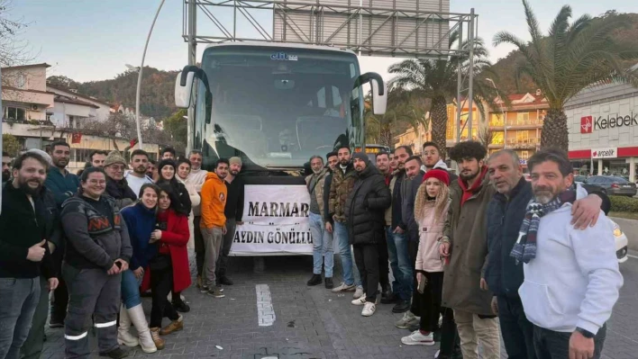 Muğla ADAK&SAR gönüllüleri deprem bölgesine hareket etti