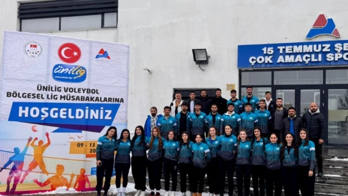 Munzur Üniversitesi kadın voleybol takımı, Ünilig'de 3'üncü oldu