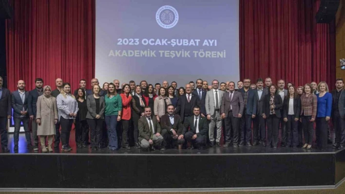 Ocak ve Şubat ayı akademik teşvik ve ödül töreni düzenlendi