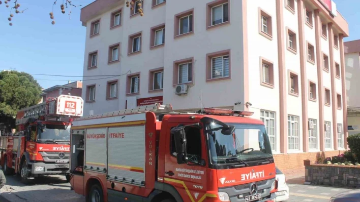 Öğrenci yurdunda yangın paniği