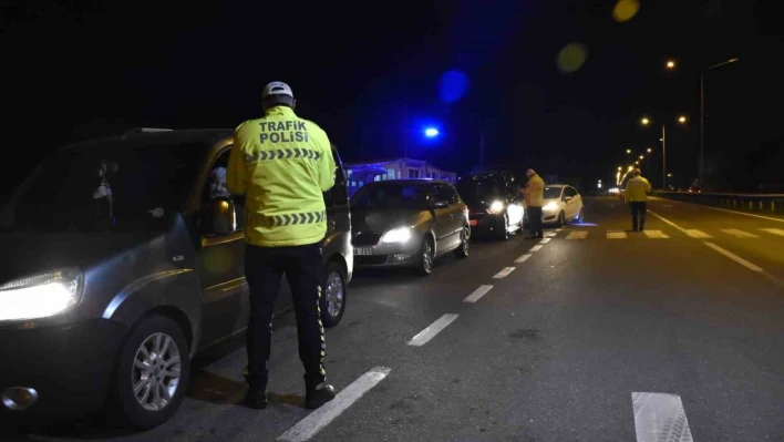 Ordu'da trafik denetimleri sürüyor