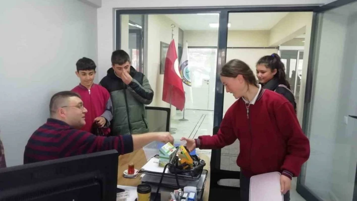 Ortaokul öğrencilerinden anlamlı çalışma
